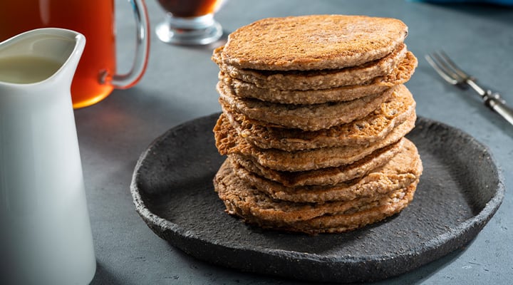 Flaxseed gives pancakes more staying power